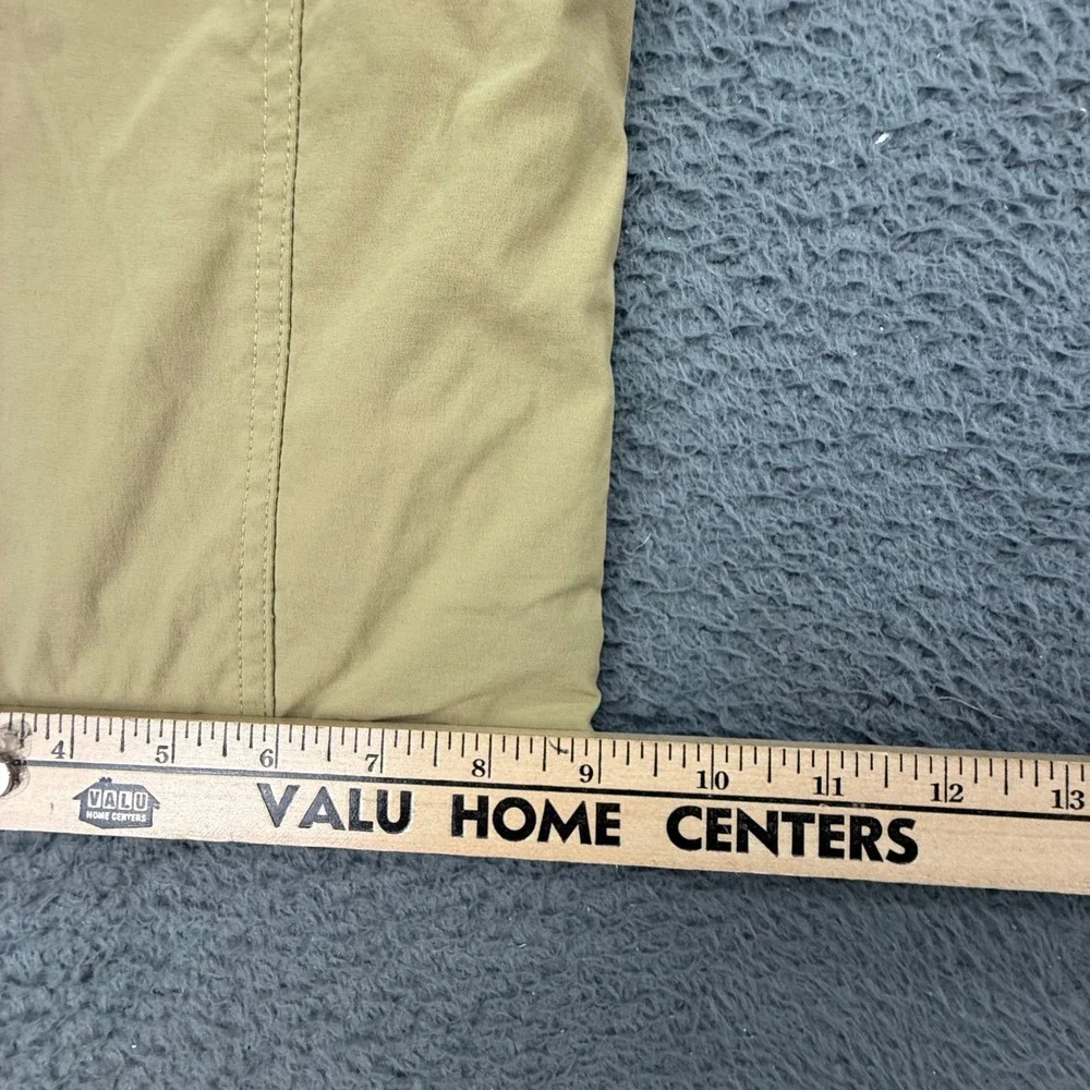 Eddie Bauer First Ascent Pants Mens 36x30 Tan Fleece Lined Hiking Guide Tech
